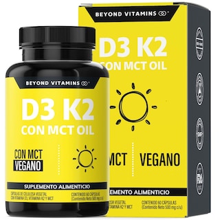 Foto 1 | Suplemento Alimenticio Vitamina D3, Vitamina K2 Y Mct Beyond Vitamins 60 Cápsulas