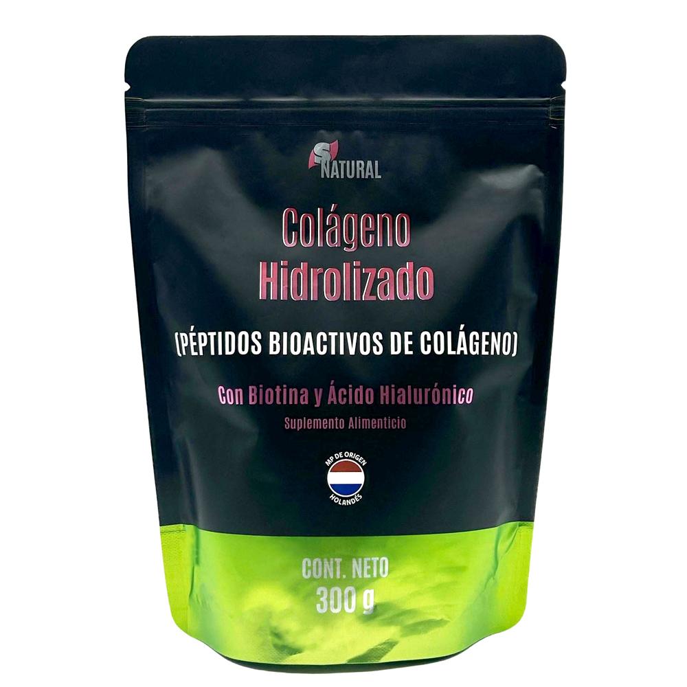 Foto 2 pulgar | Péptidos De Colágeno Hidrolizado Biotina Aha 300 Grs Snatural