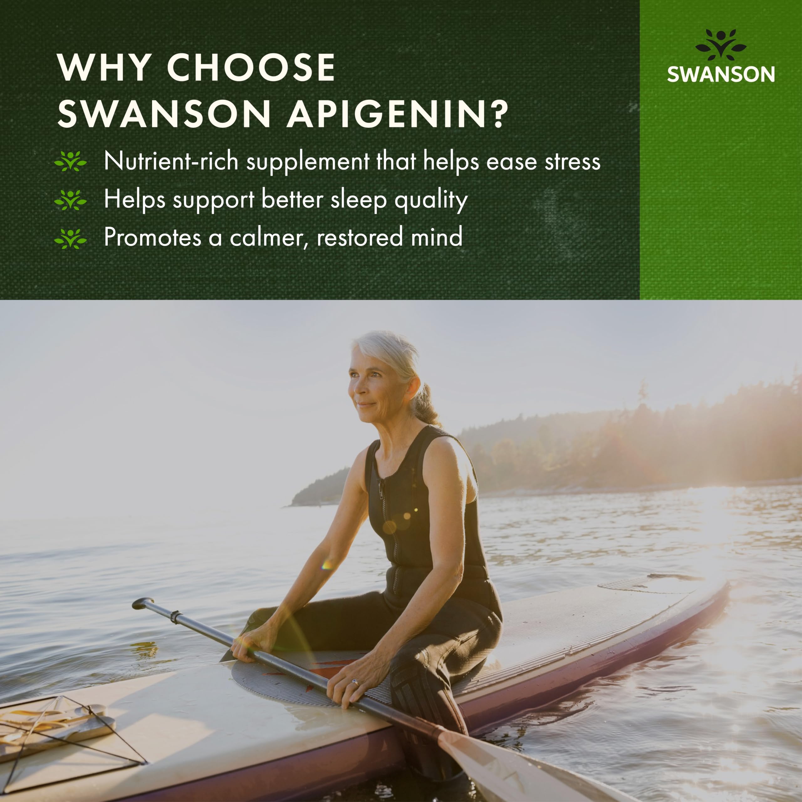 Foto 3 | Suplemento Swanson Apigenin 50 mg 90 Cápsulas - Venta Internacional