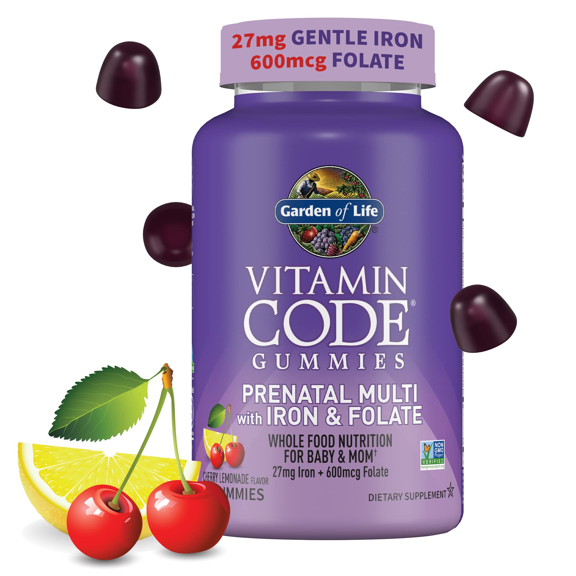 Gomitas Prenatales Garden Of Life 90 Gomitas de Hierro - Venta Internacional