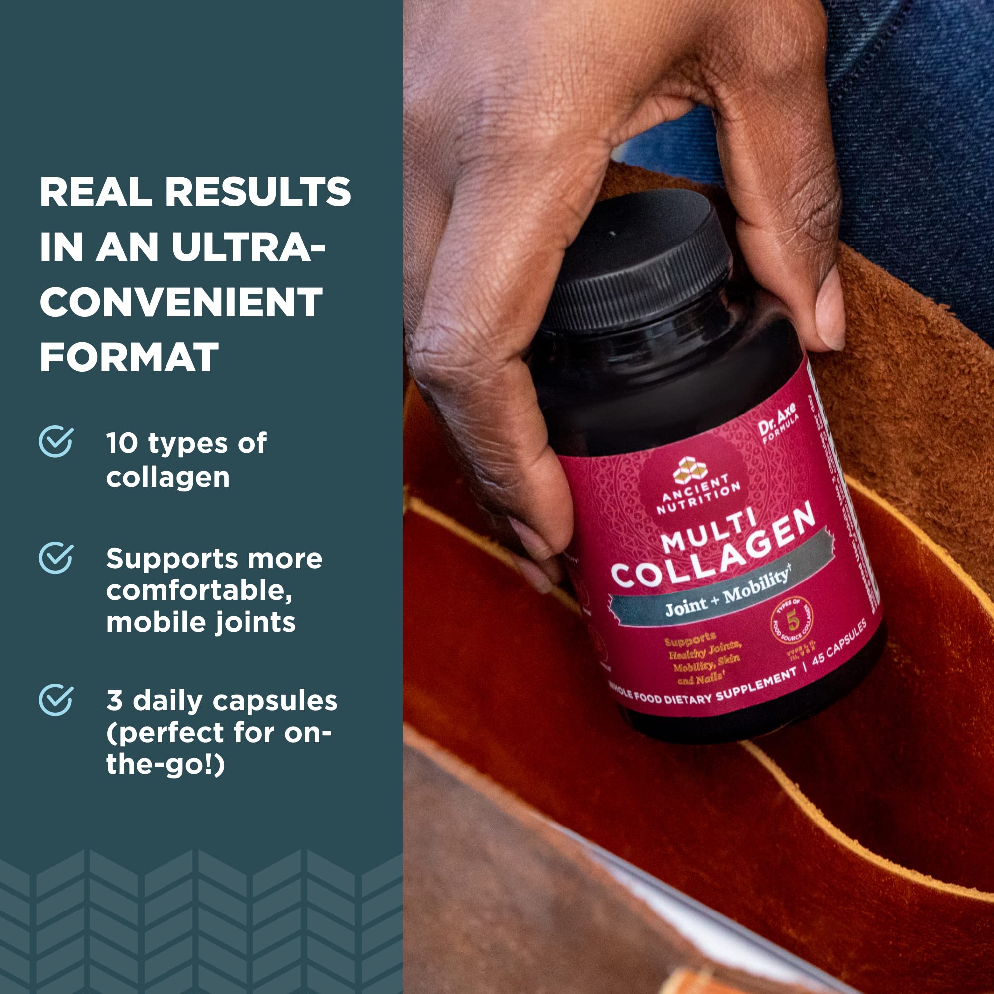 Foto 4 pulgar | Píldoras de Colágeno Ancient Nutrition Joint Support 45 Cápsulas - Venta Internacional