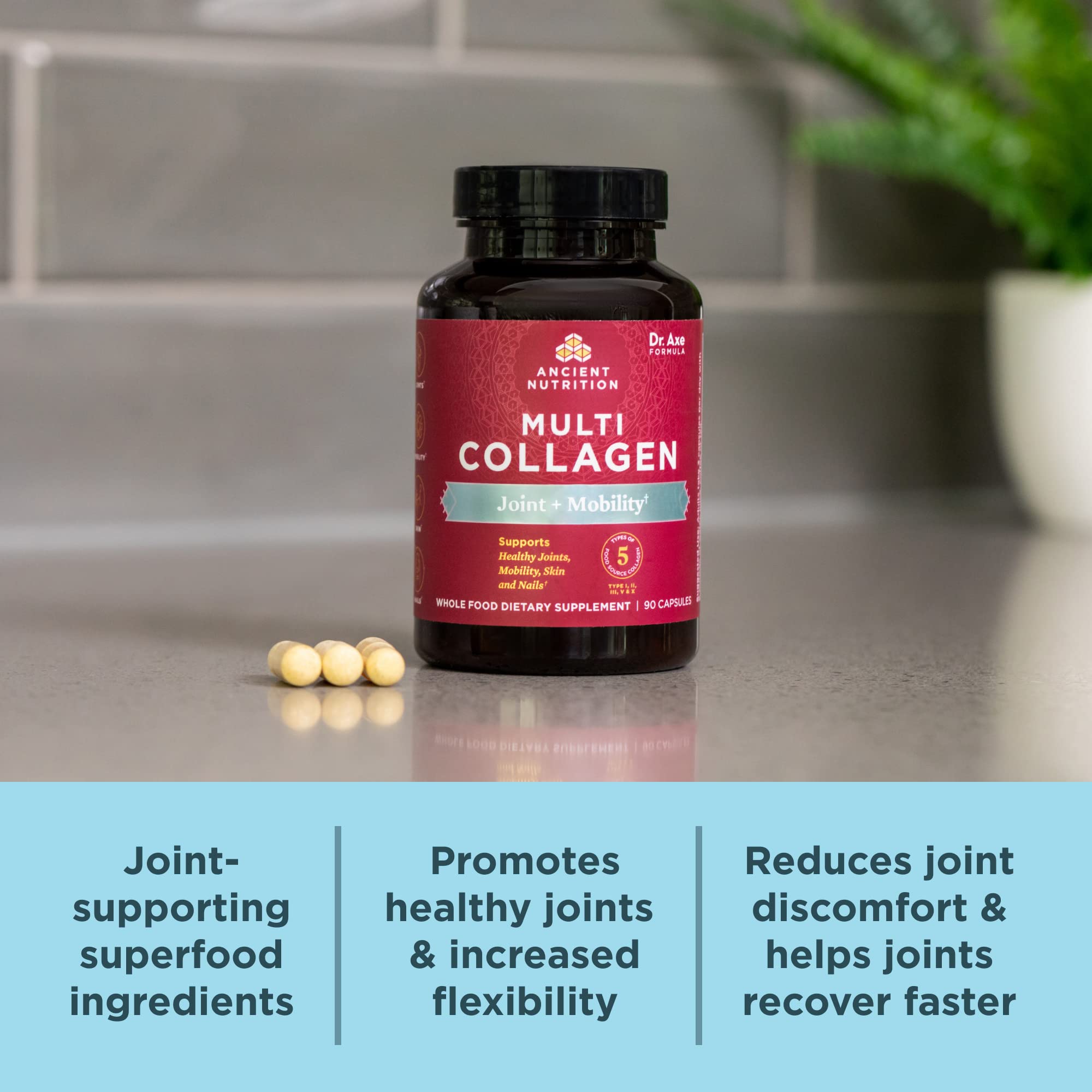 Foto 5 pulgar | Píldoras de Colágeno Ancient Nutrition Joint Support 45 Cápsulas - Venta Internacional