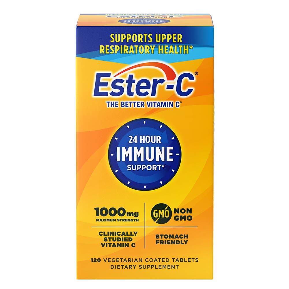 Foto 2 pulgar | Suplemento Ester-c de Vitamina C 1000 Mg, Tabletas Recubiertas 120 Unidades - Venta Internacional