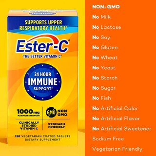 Foto 3 | Suplemento Ester-c de Vitamina C 1000 Mg, Tabletas Recubiertas 120 Unidades - Venta Internacional