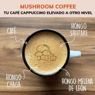 Foto 3 | Suplemento Alimenticio Beyond Vitamins Cafe Soluble Capuccino Con Hongos, Melena De Leon, Chaga Y Shiitake 256.5 Mg