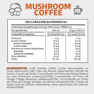 Foto 6 | Suplemento Alimenticio Beyond Vitamins Cafe Soluble Capuccino Con Hongos, Melena De Leon, Chaga Y Shiitake 256.5 Mg