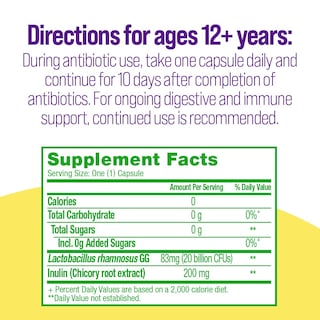 Foto 2 | Probiótico Culturelle Ultimate Balance para Restaurar Bacterias Buenas y Fortalecer el Sistema Inmunitario - 20 Cápsul