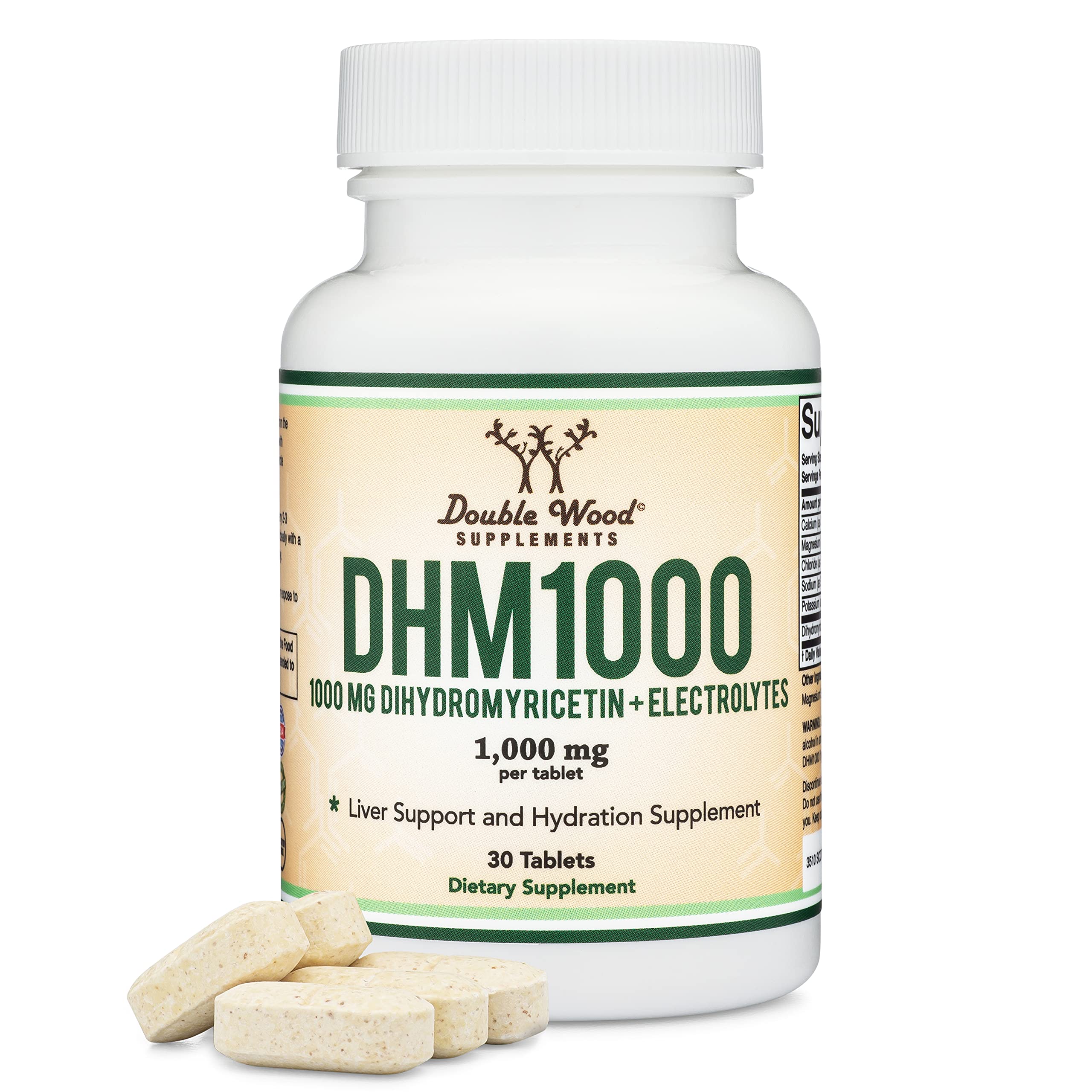 Foto 2 pulgar | Suplemento Double Wood Dhm1000 de Dihidromiricetina 30 Comprimidos - Venta Internacional