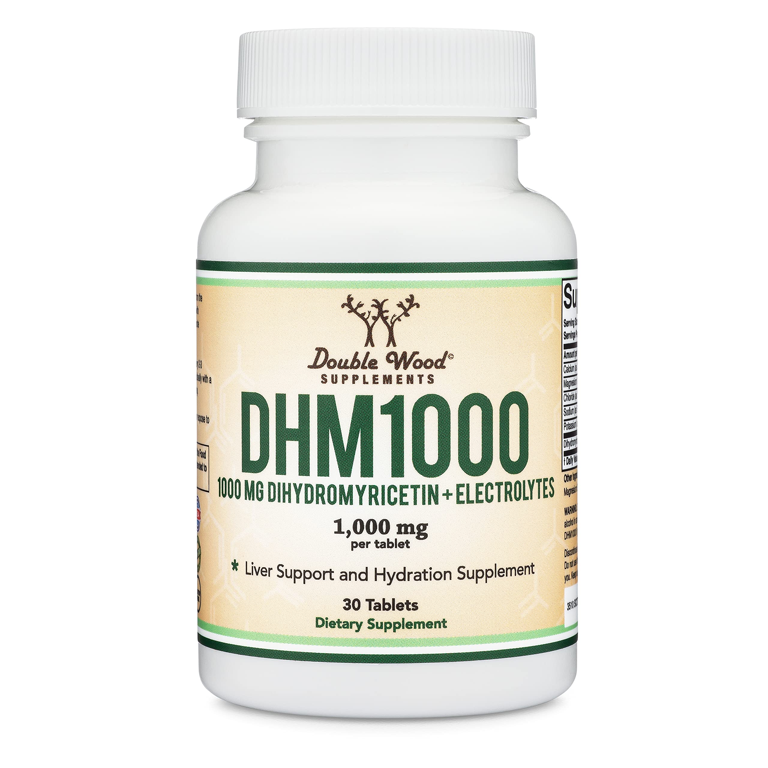 Foto 5 pulgar | Suplemento Double Wood Dhm1000 de Dihidromiricetina 30 Comprimidos - Venta Internacional