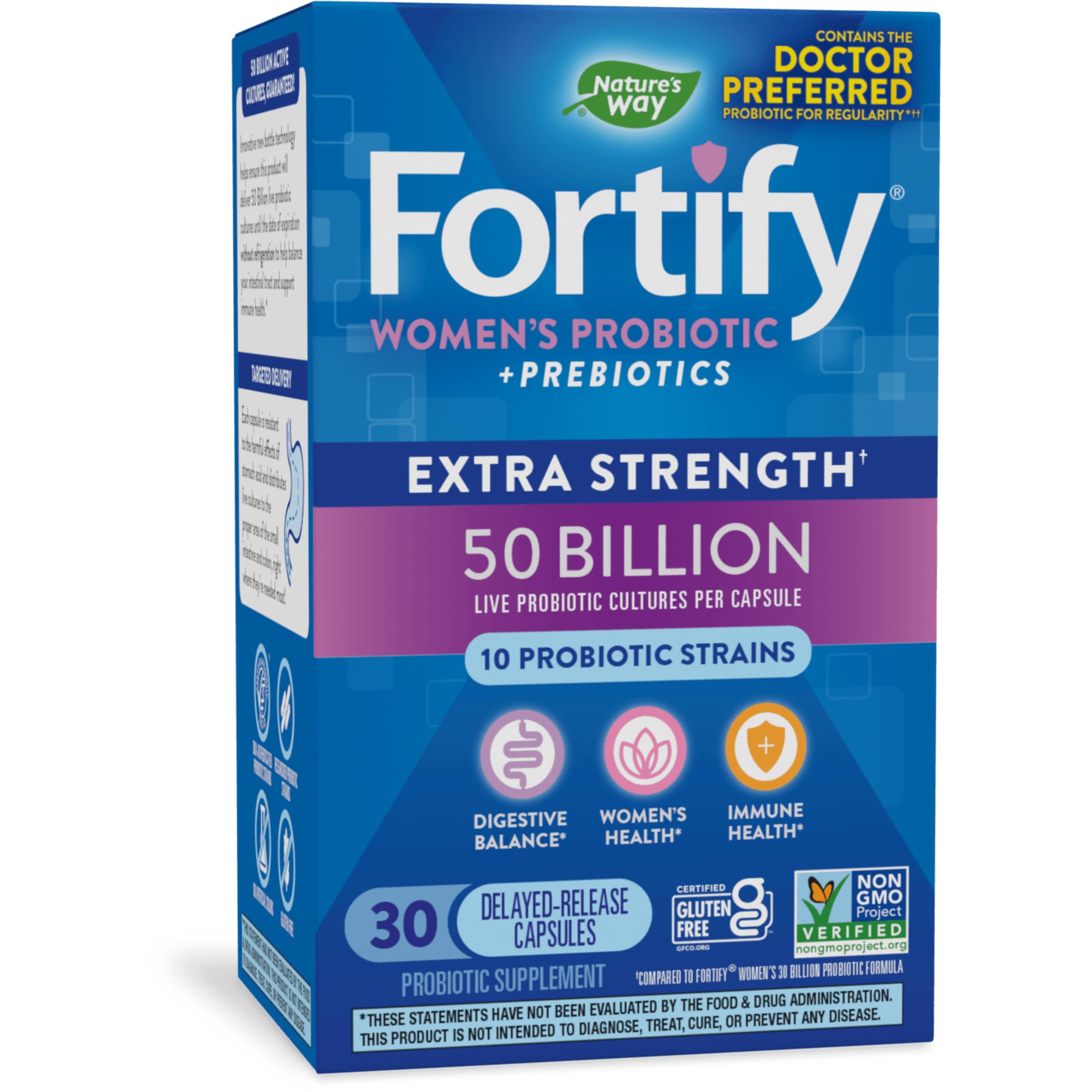 Foto 2 pulgar | Complemente Los Probióticos Nature's Way Fortify Extra Strength - Venta Internacional