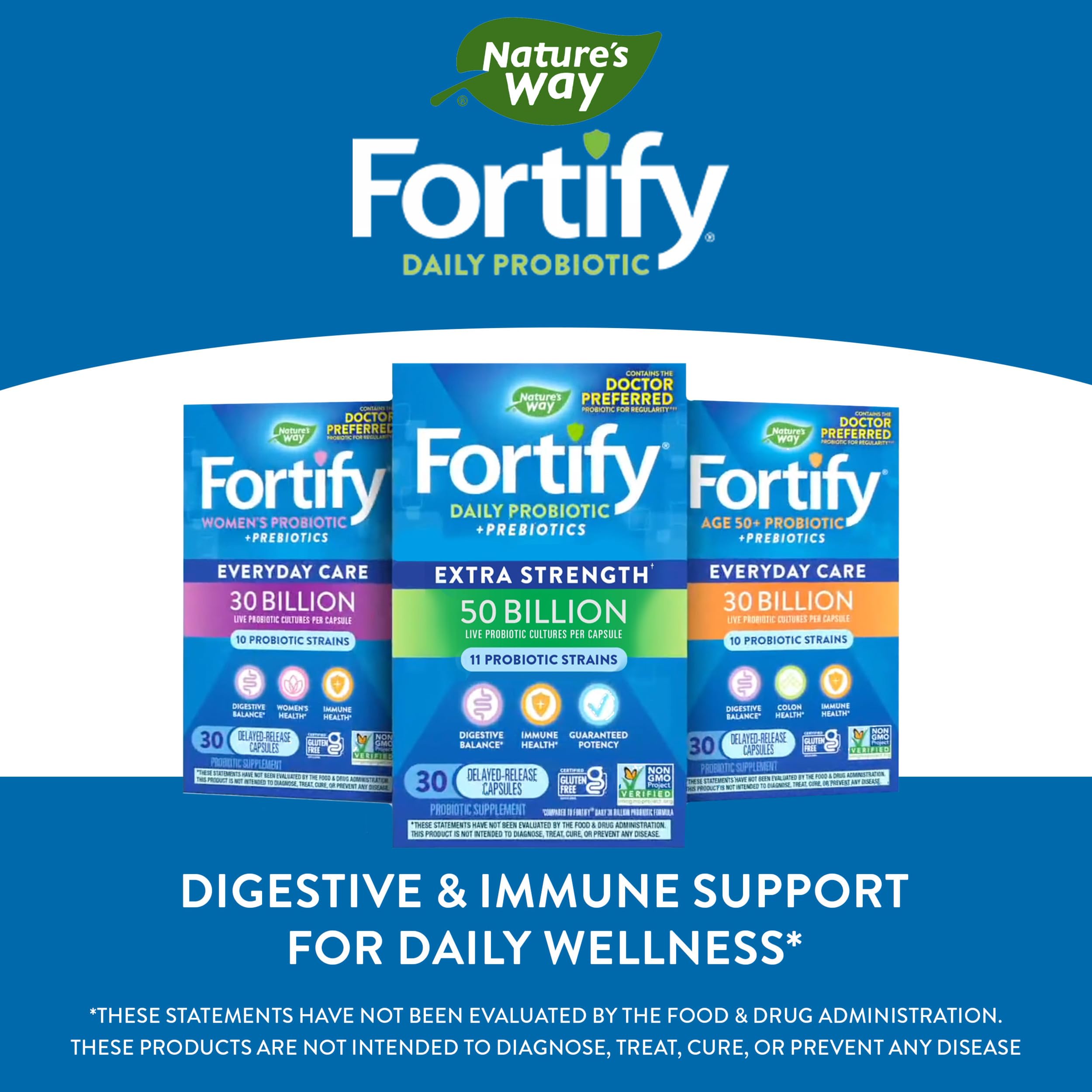 Foto 7 pulgar | Complemente Los Probióticos Nature's Way Fortify Extra Strength - Venta Internacional