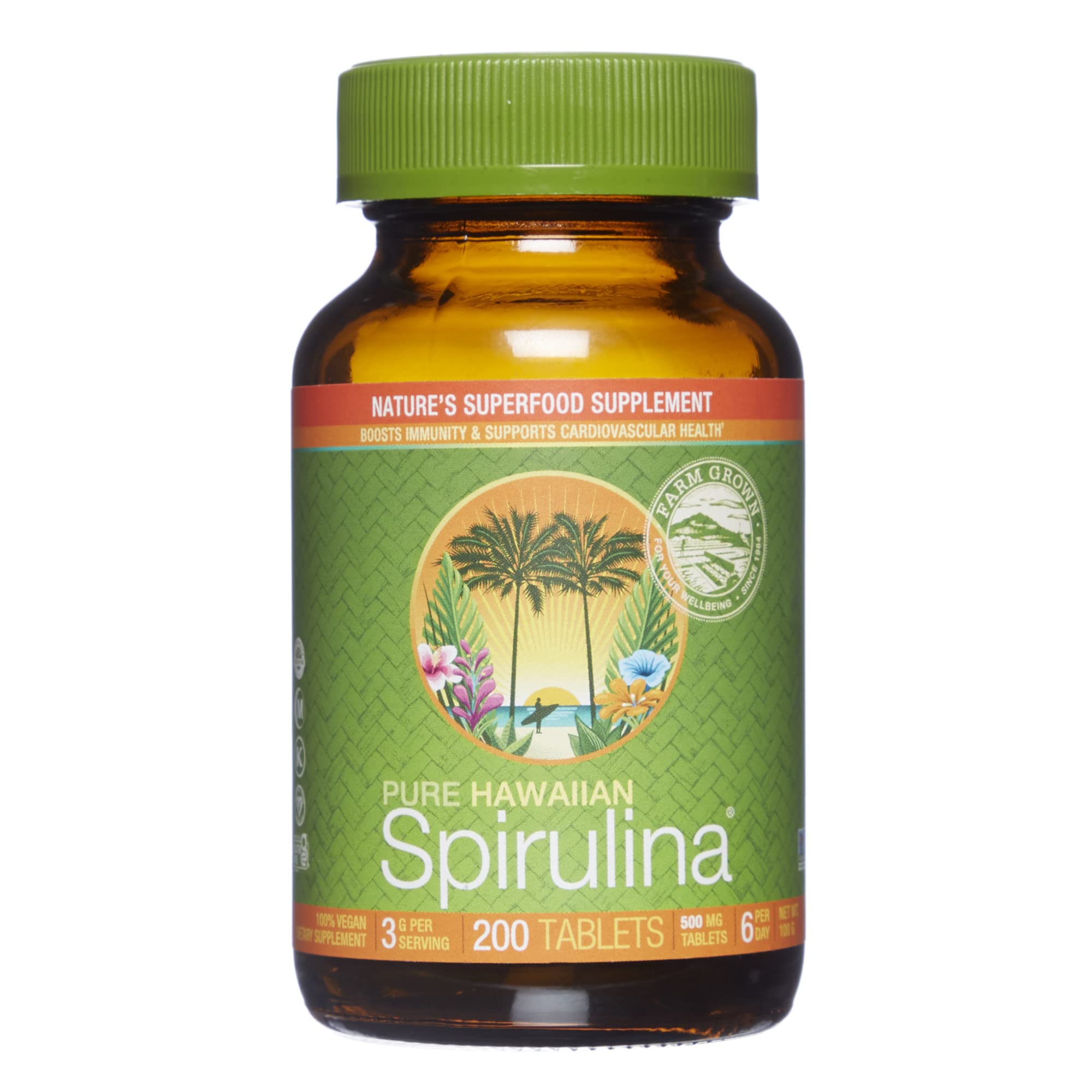 Foto 2 pulgar | Suplemento Nutrex Hawaii Pure Hawaii Spirulina Hawaiana 500 Mg 200 Tabletas - Venta Internacional