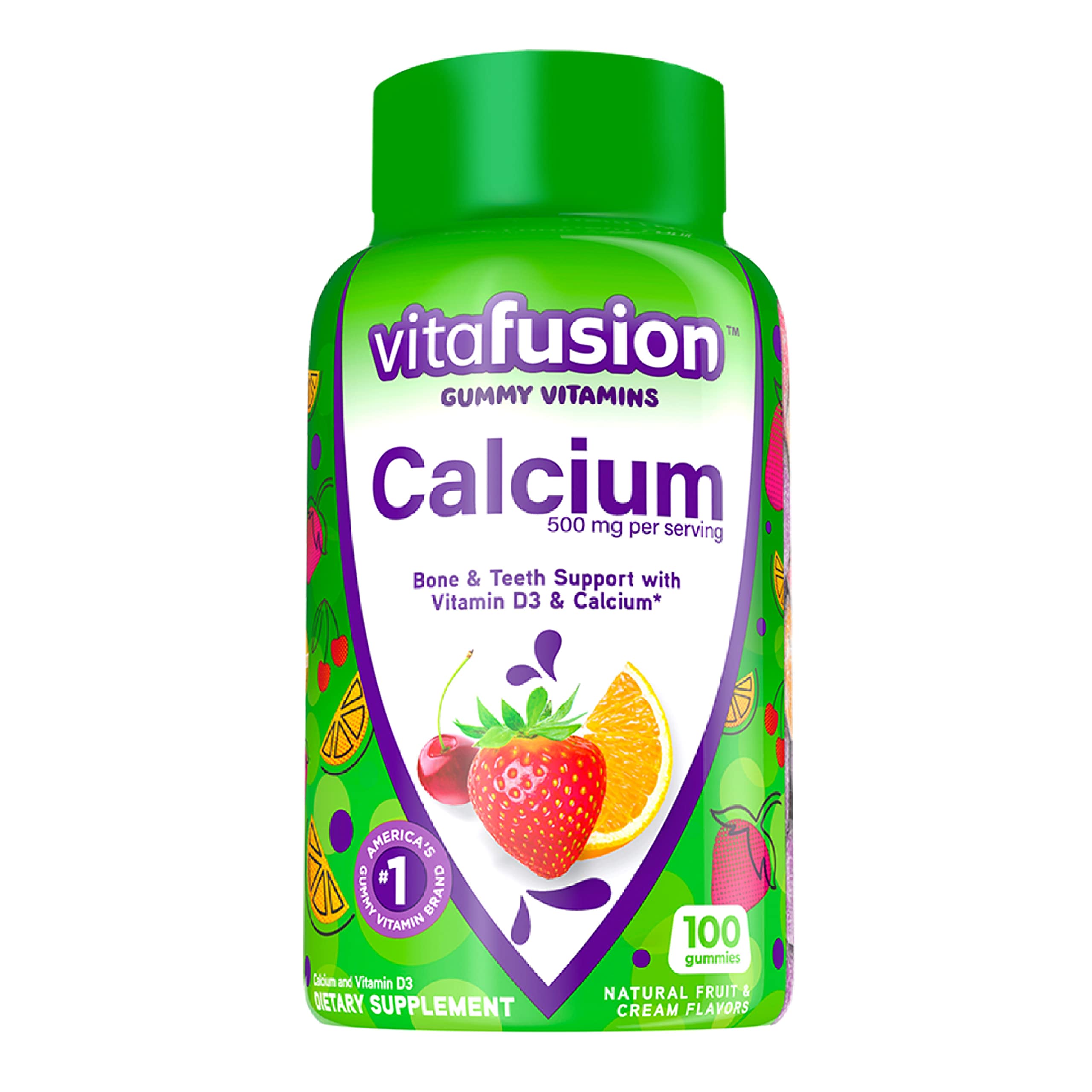 Foto 2 pulgar | Vitafusion Gomitas de Calcio 100 Unidades Suministro para 50 Días - Venta Internacional