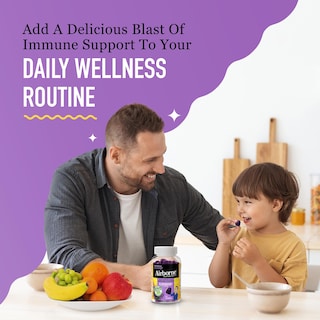 Foto 5 | Gomitas Airborne Elderberry Zinc y Vitamina C 50 G para Adultos - Venta Internacional