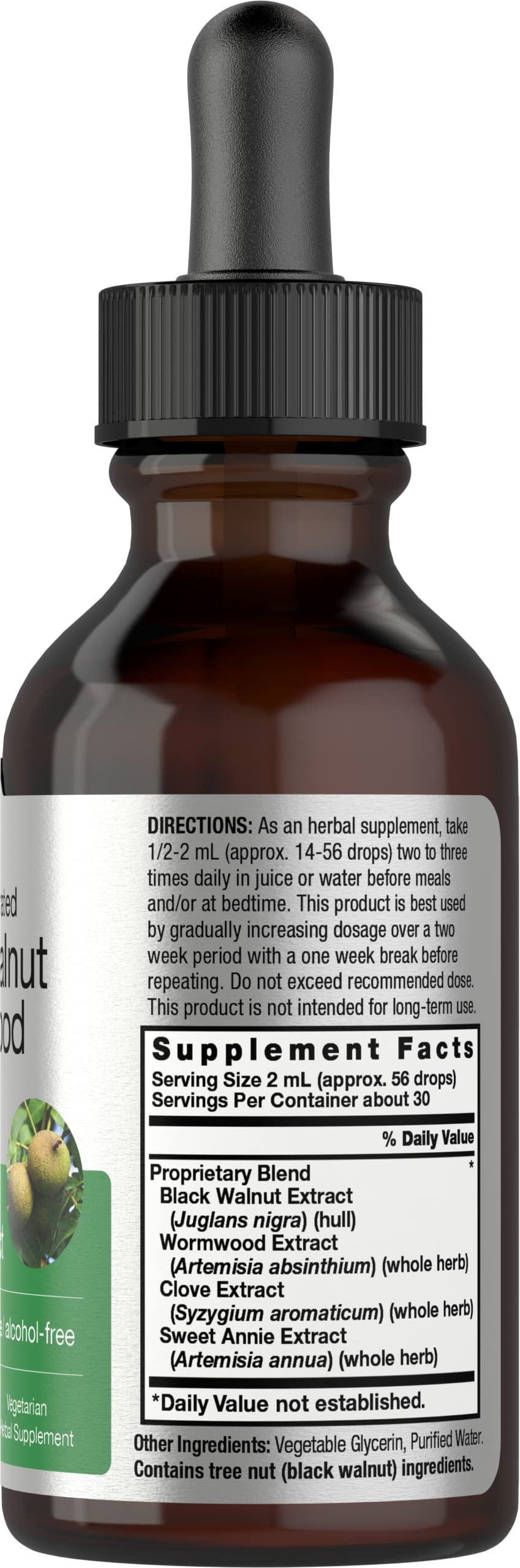 Foto 3 pulgar | Suplemento Horbäach Black Walnut Wormwood 60 Ml Sin Alcohol - Venta Internacional
