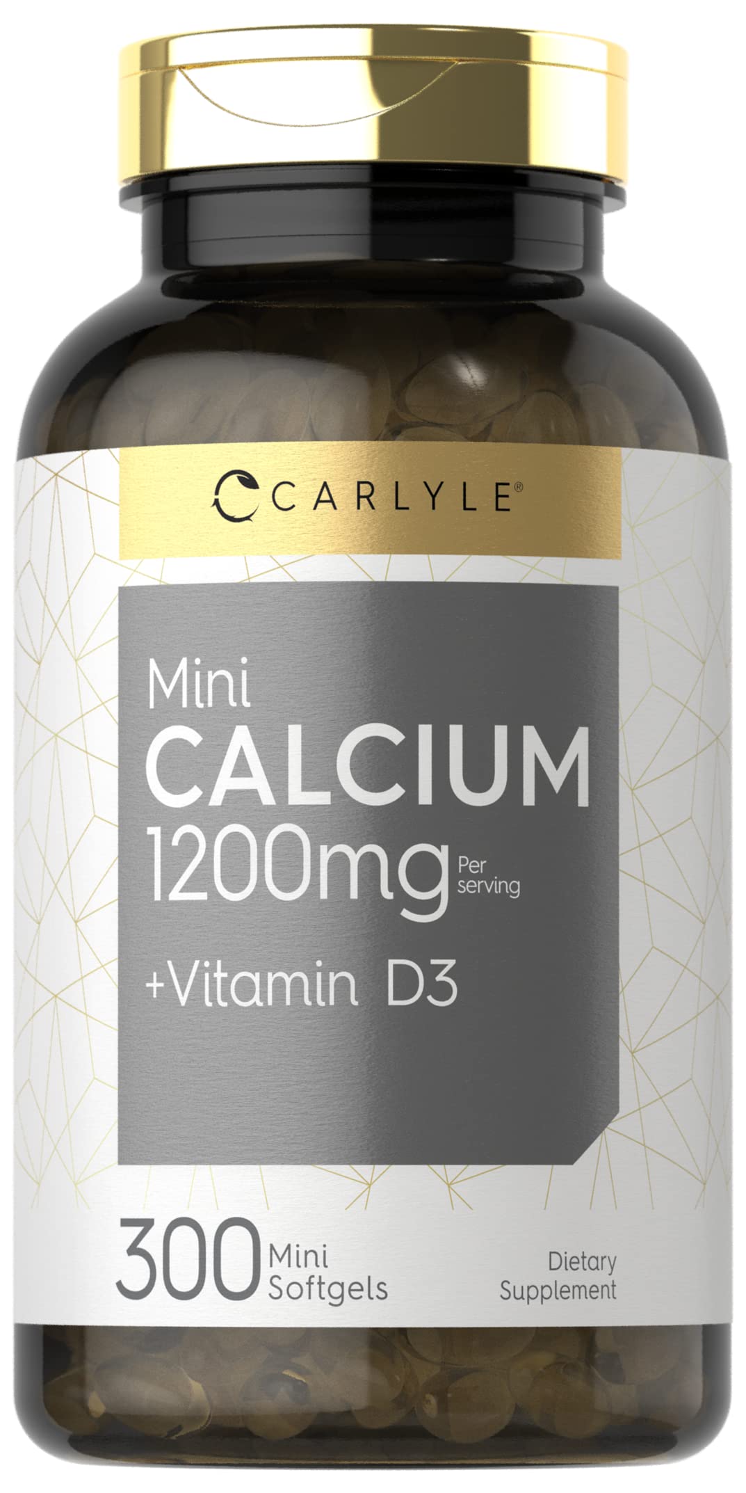 Foto 2 pulgar | Suplemento Carlyle Calcium 1200 mg con Vitamina D3 300 Cápsulas Blandas - Venta Internacional