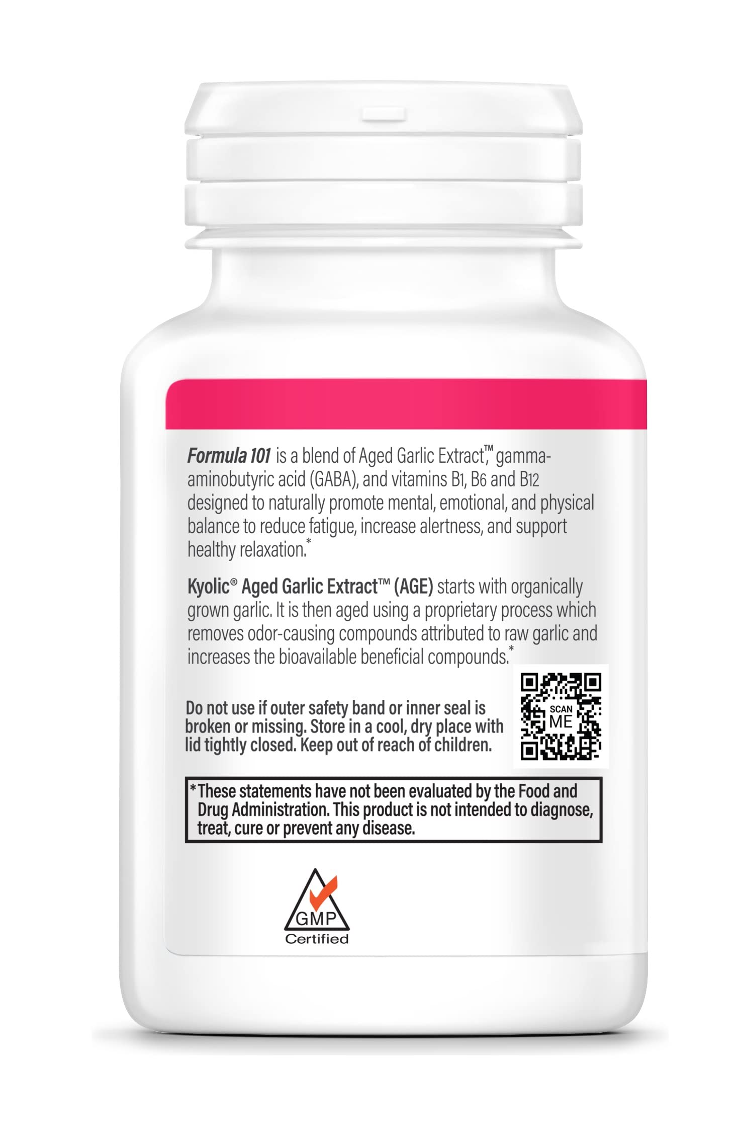 Foto 2 | Suplemento de Extracto de Ajo Envejecido Kyolic Fórmula 101 con 100 Tabletas - Venta Internacional