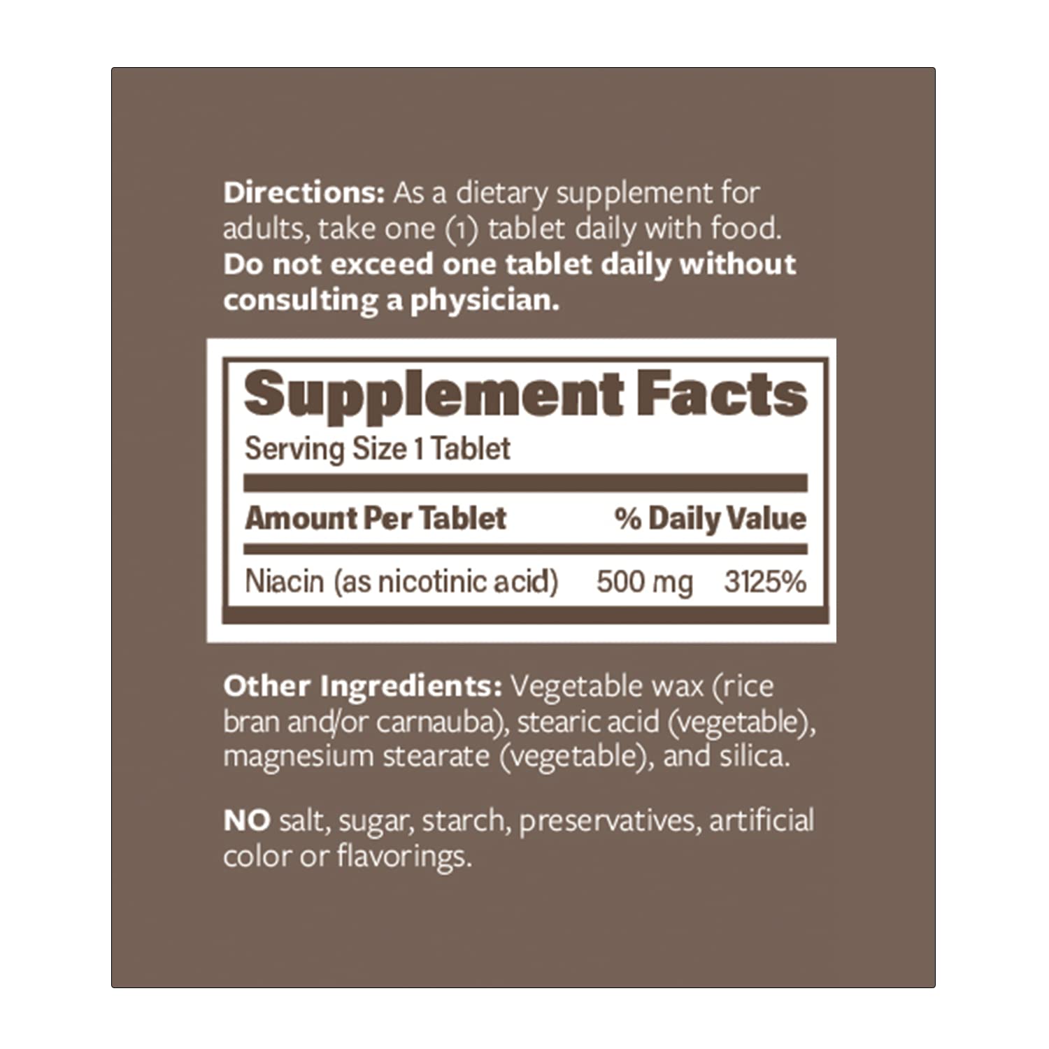 Foto 3 pulgar | Suplemento Endurance Products Endur-acin Niacina 500 Mg X 100 - Venta Internacional