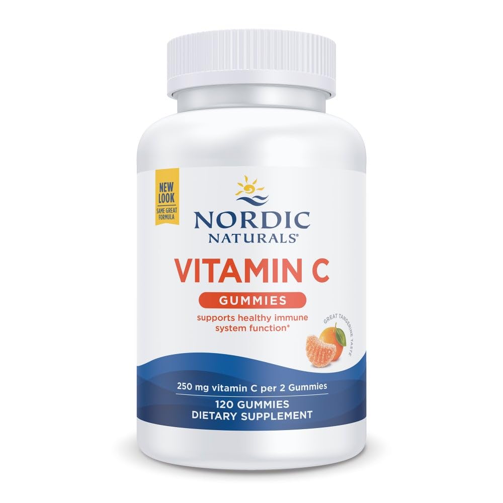 Foto 2 pulgar | Gomitas de Vitamina C Nordic Naturals Tarta de Mandarina 250 mg 120 gomitas - Venta Internacional