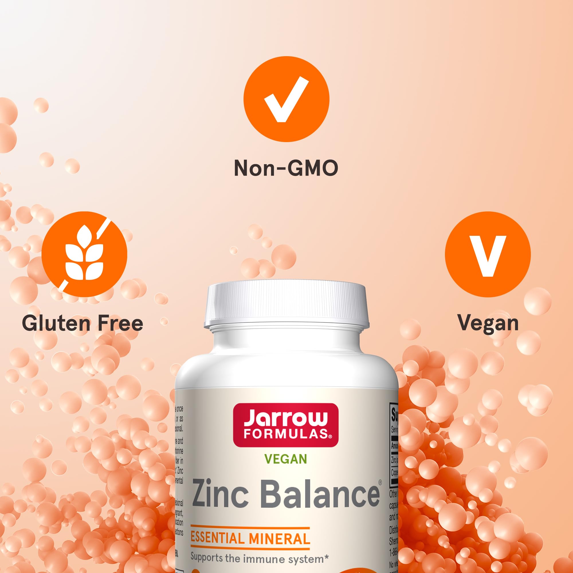 Foto 6 pulgar | Suplemento Jarrow Formulas Zinc Balance de 15 Mg con Cobre 100 Porciones - Venta Internacional