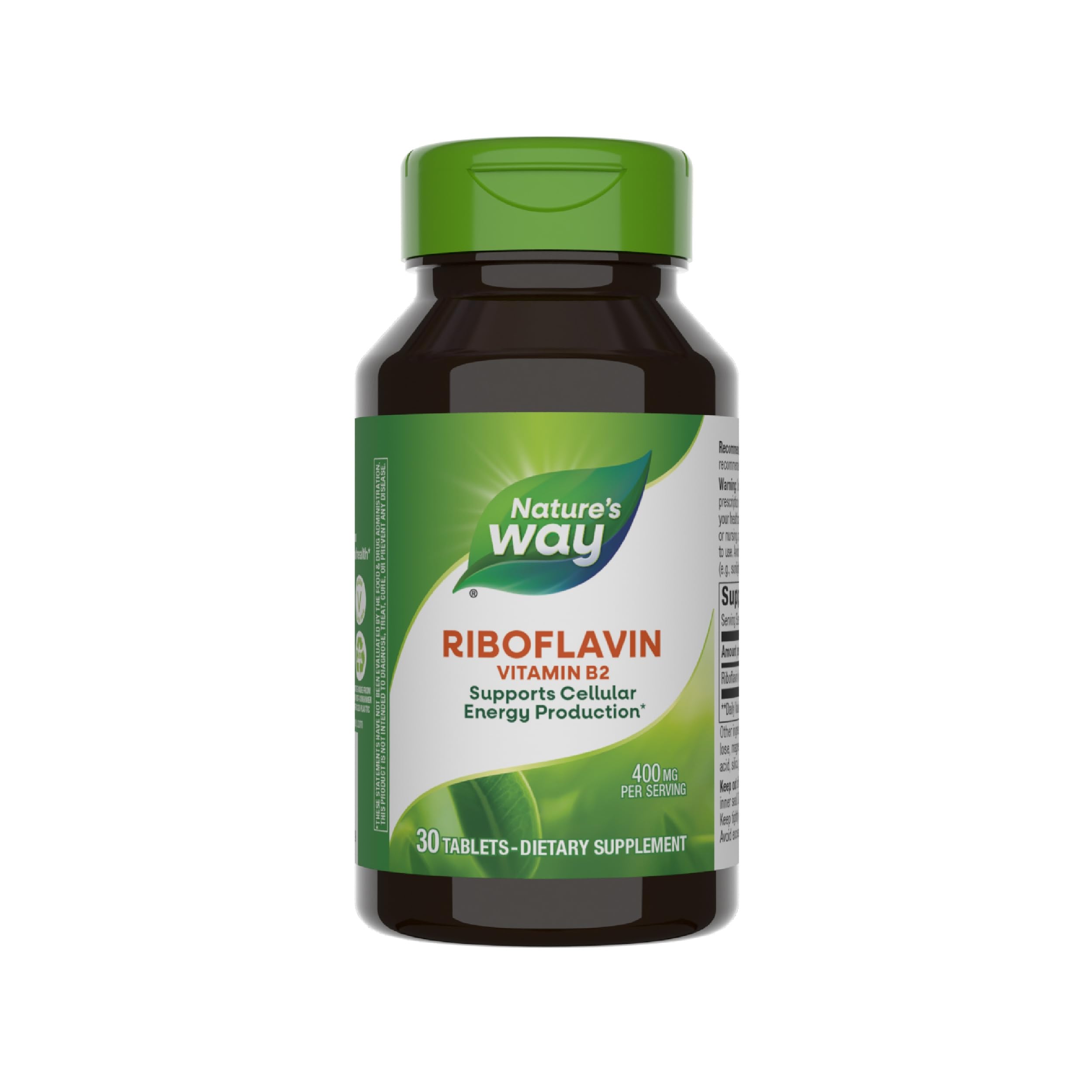 Foto 1 | Suplemento Nature's Way con Riboflavina y Vitamina B2 30 Comprimidos - Venta Internacional