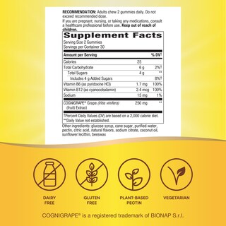 Foto 5 | Suplemento Nature's Way Brain Fuel 60 Gomitas Con Sabor A Uva - Venta Internacional