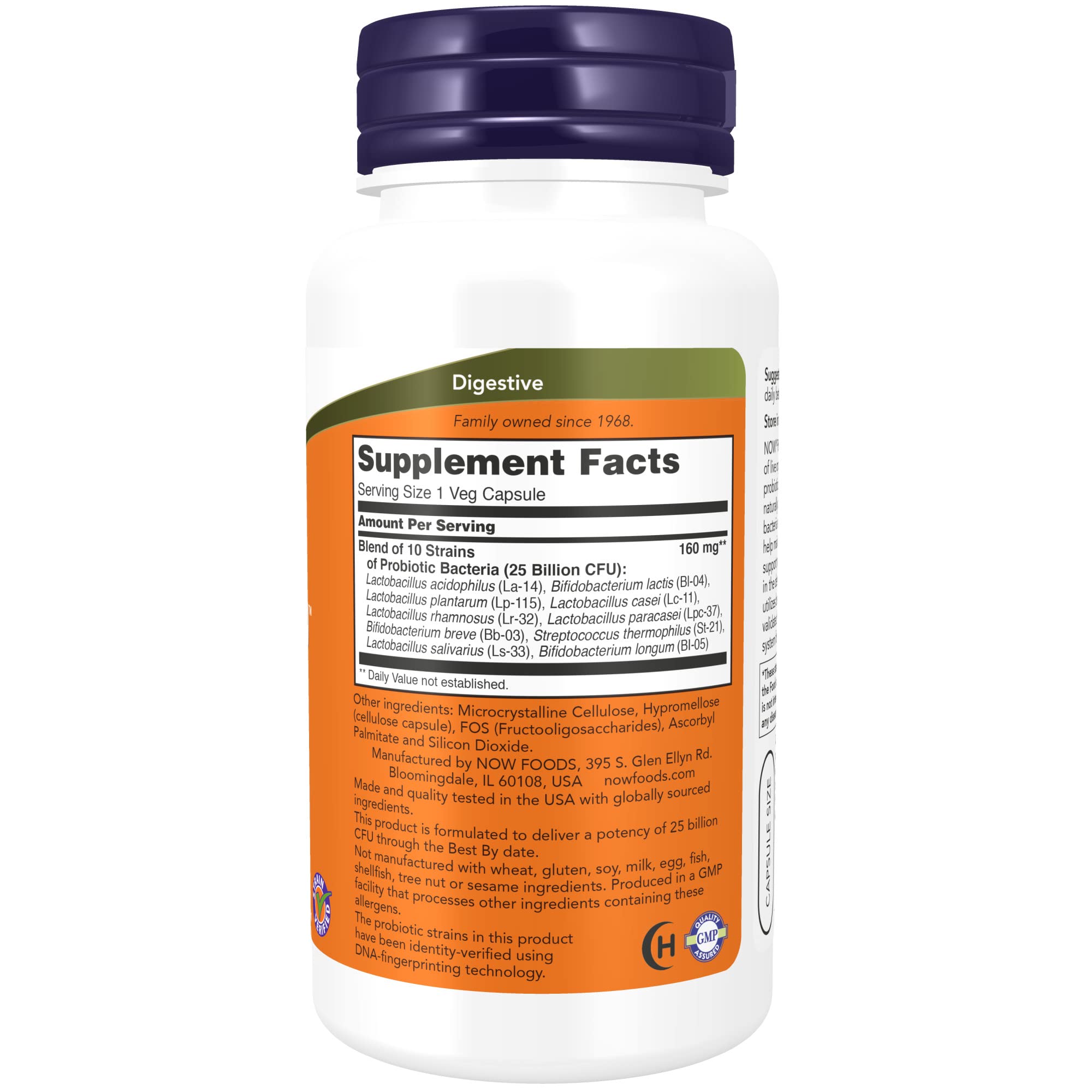 Foto 3 pulgar | Suplemento Now Probiotic-10™ 25 Mil Millones de Cápsulas Vegetarianas - Venta Internacional