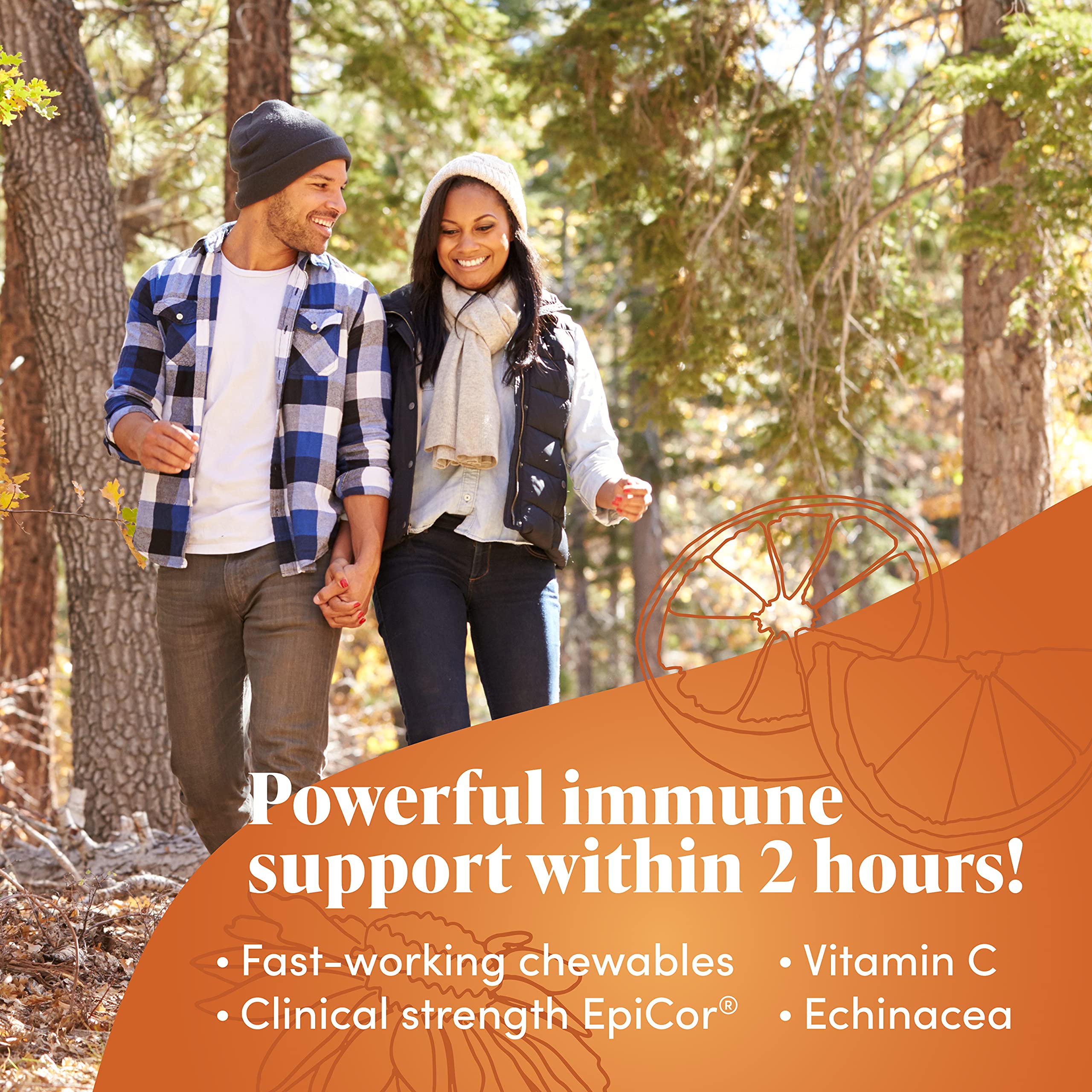 Foto 4 pulgar | Suplemento Zand Immune Fast Zesty Orange con Epicor 30 Comprimidos - Venta Internacional