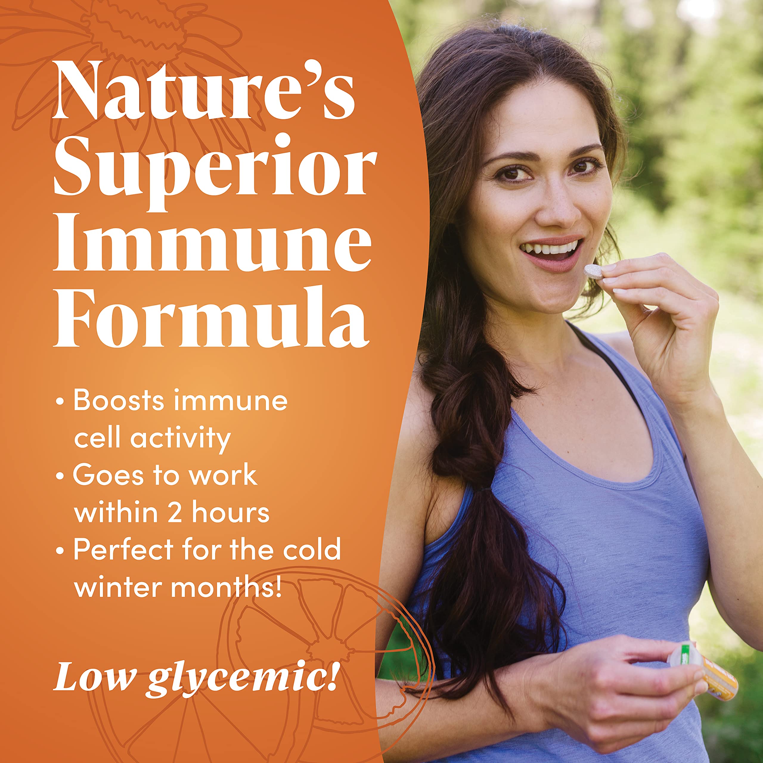 Foto 5 | Suplemento Zand Immune Fast Zesty Orange con Epicor 30 Comprimidos - Venta Internacional