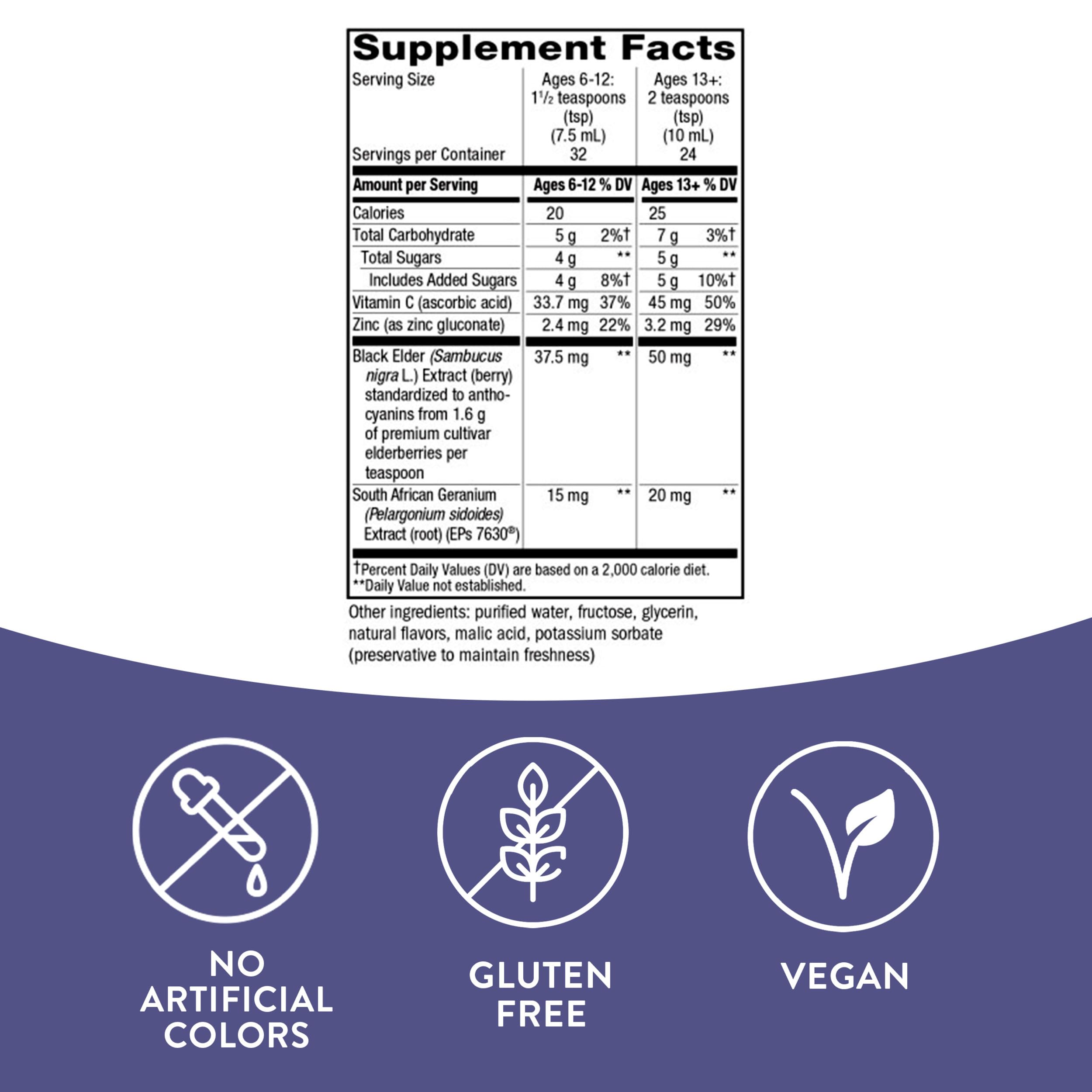 Foto 5 pulgar | Sirope para La Tos Nature's Way Sambucus Relief Con Saúco 240 Ml - Venta Internacional