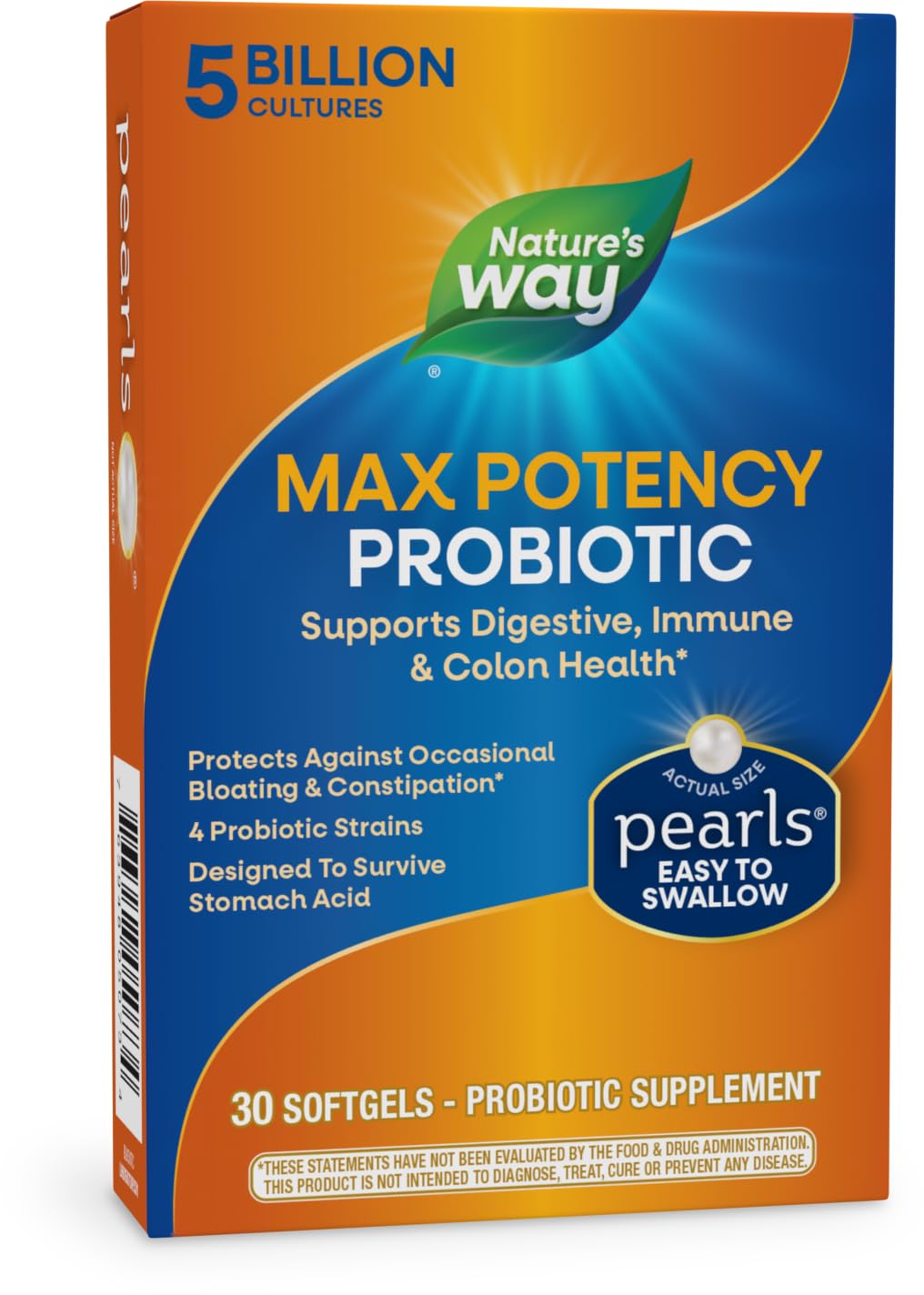 Foto 2 pulgar | Perlas Probióticas Nature's Way Max Potency 5b 30 Cápsulas Blandas - Venta Internacional