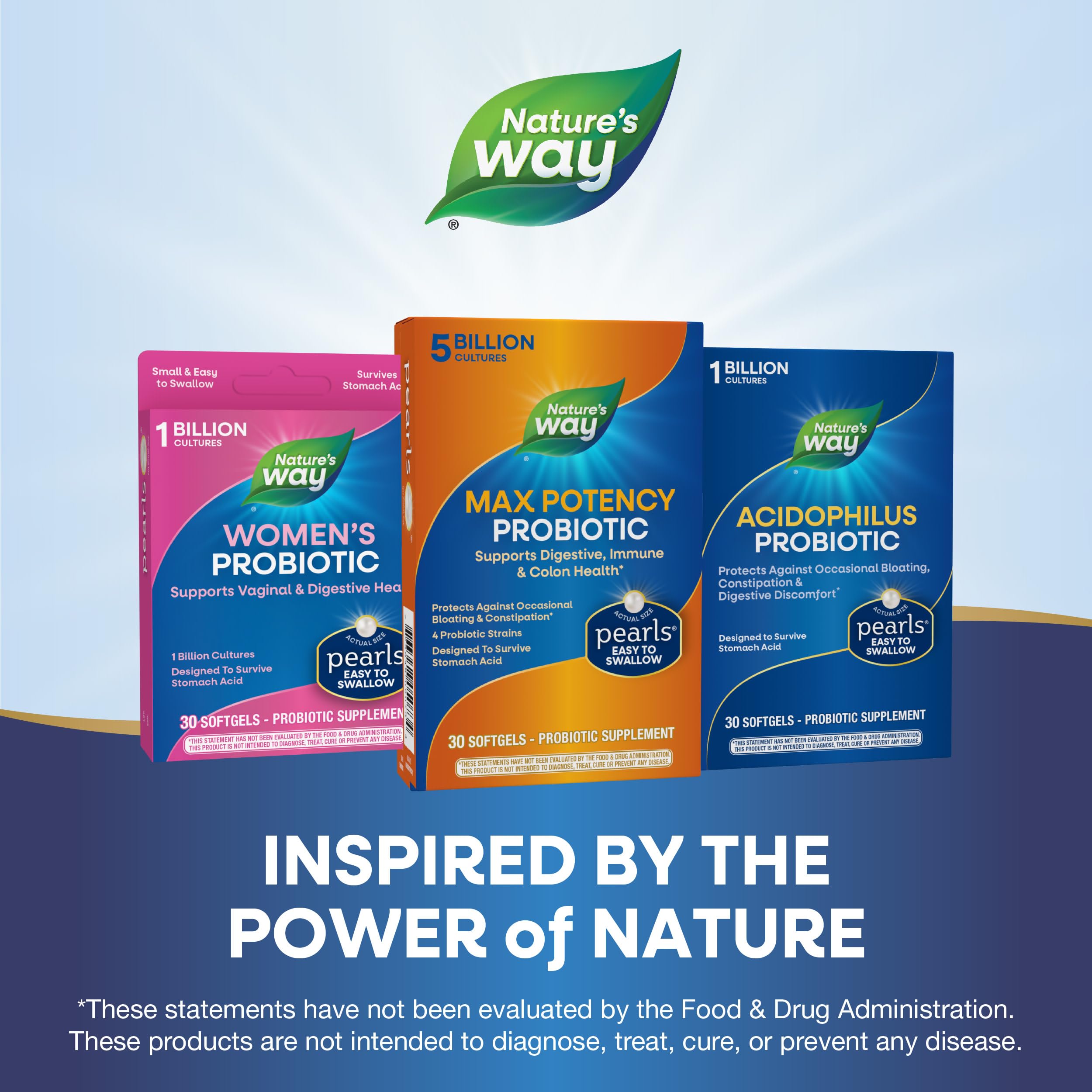 Foto 8 pulgar | Perlas Probióticas Nature's Way Max Potency 5b 30 Cápsulas Blandas - Venta Internacional