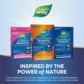 Foto 7 | Perlas Probióticas Nature's Way Max Potency 5b 30 Cápsulas Blandas - Venta Internacional