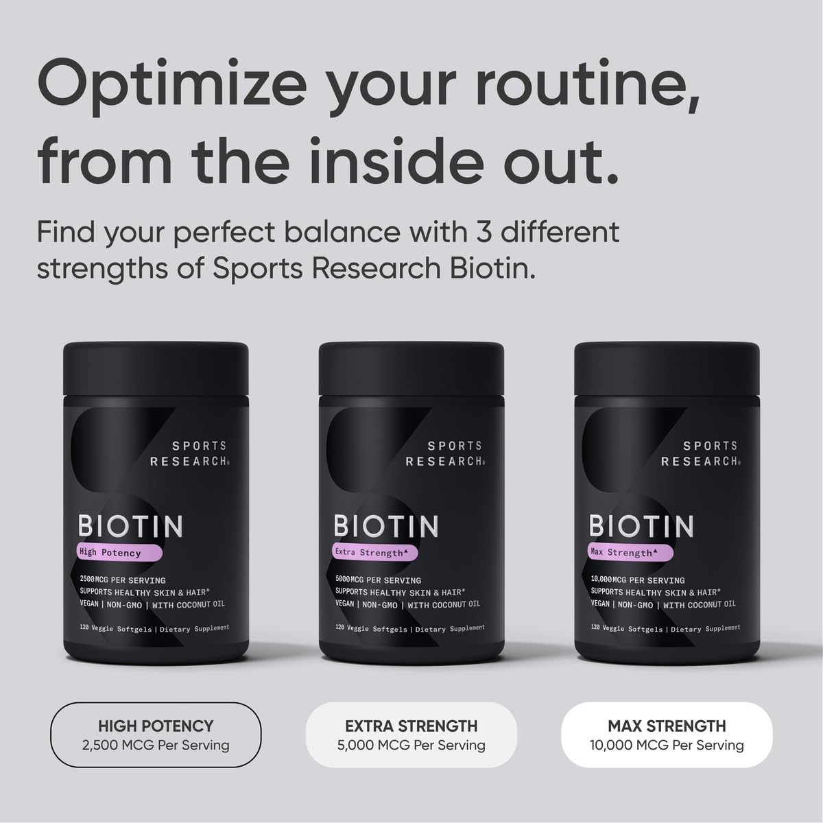 Foto 8 pulgar | Suplemento Sports Research Biotina Vegana 10 000 mcg 120 Cápsulas Blandas - Venta Internacional