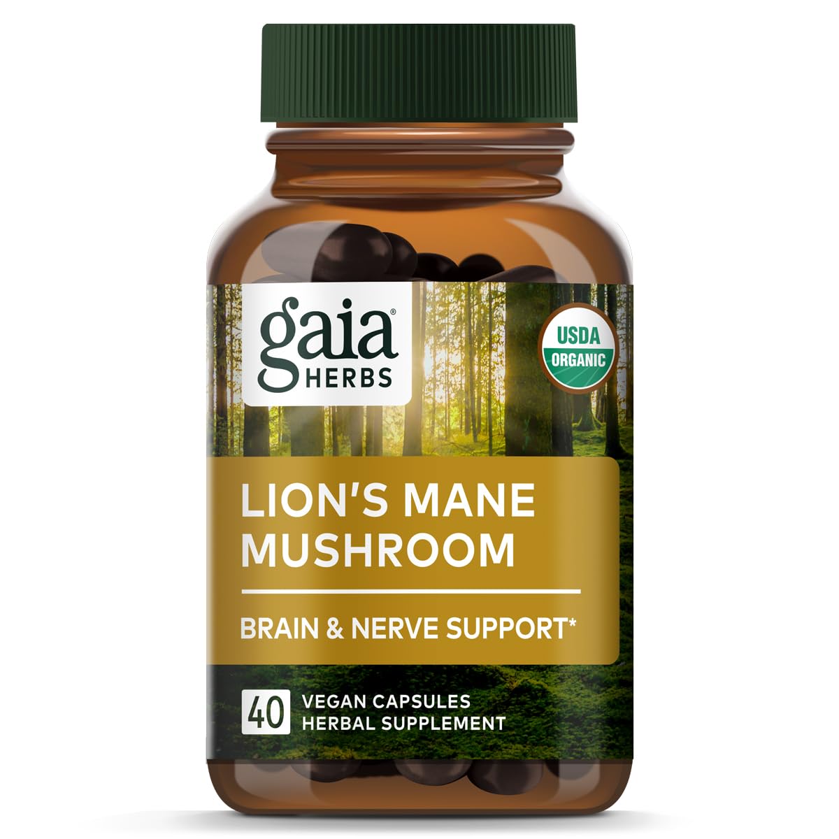 Foto 2 pulgar | Suplemento Gaia Herbs Lions Mane Mushroom 40 Cápsulas - Venta Internacional