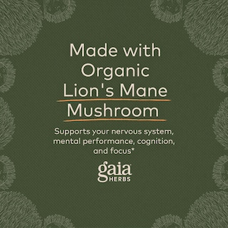 Foto 6 | Suplemento Gaia Herbs Lions Mane Mushroom 40 Cápsulas - Venta Internacional