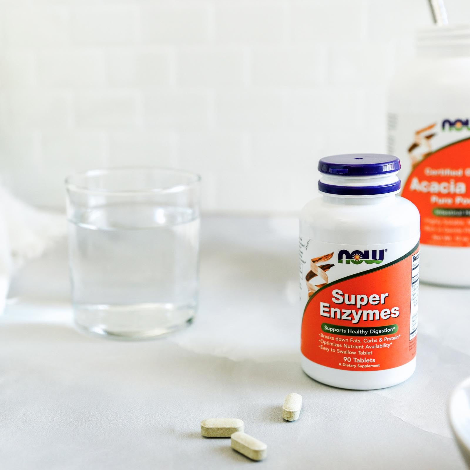 Foto 6 pulgar | Suplementos Now Super Enzymes 90 Comprimidos - Venta Internacional
