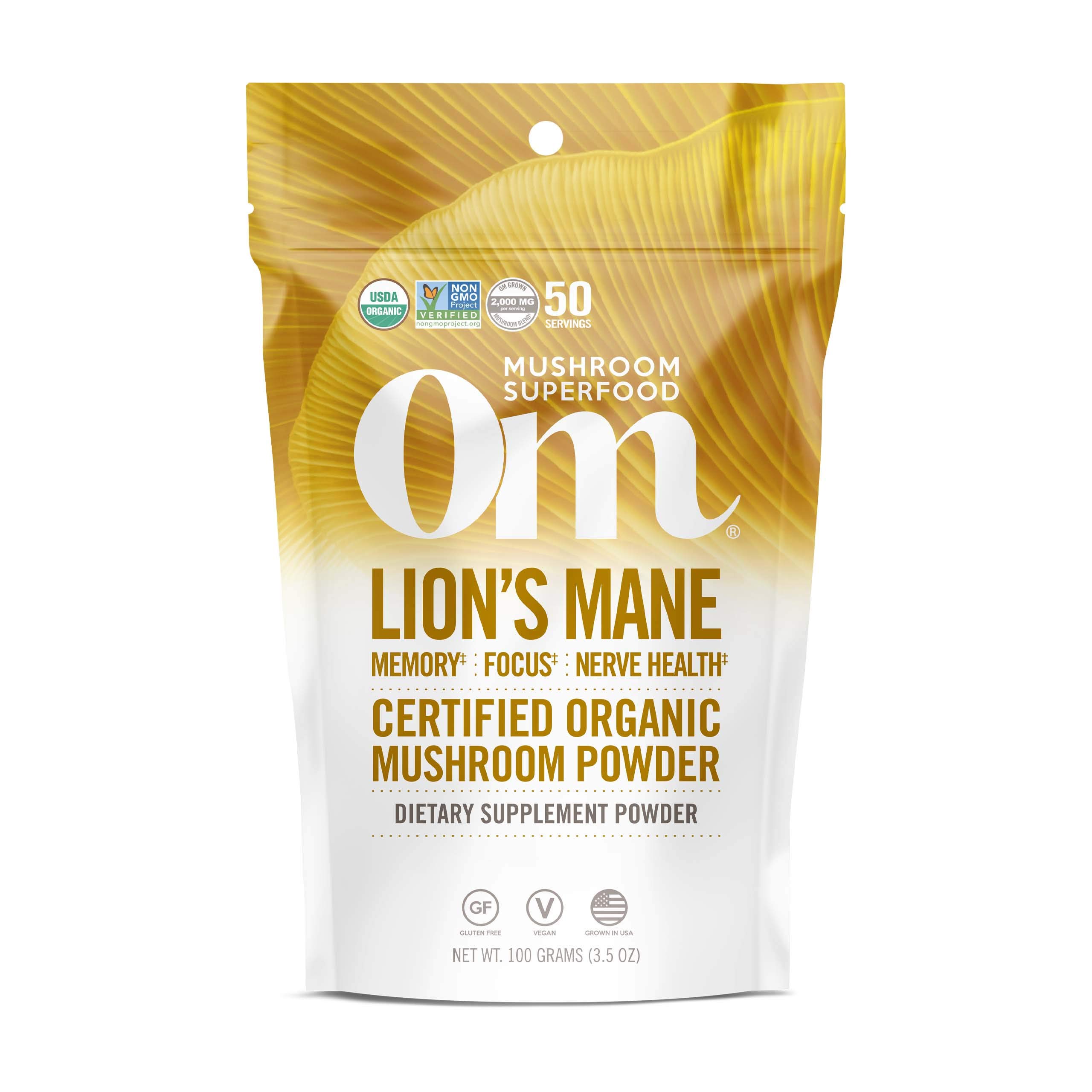 Foto 2 pulgar | Suplemento Om Superfood de Hongos Lion's Mane 100g - Venta Internacional