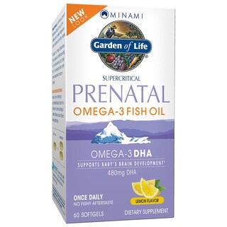 Foto 1 | Suplemento de Aceite de Pescado con DHA Omega 3 de Garden of Life Prenatal 60 Cápsulas Blandas - Venta Internacional