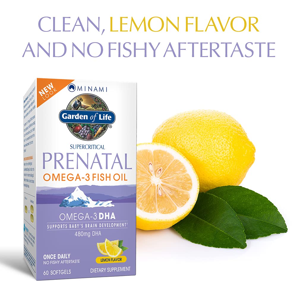 Foto 4 pulgar | Suplemento de Aceite de Pescado con DHA Omega 3 de Garden of Life Prenatal 60 Cápsulas Blandas  - Venta Internacional