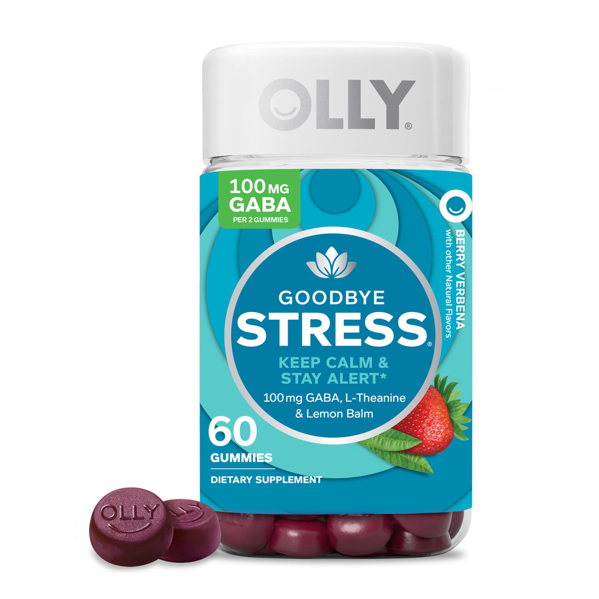 Foto 2 pulgar | Suplemento Olly Goodbye Stress Gummy 60 Unidades - Venta Internacional