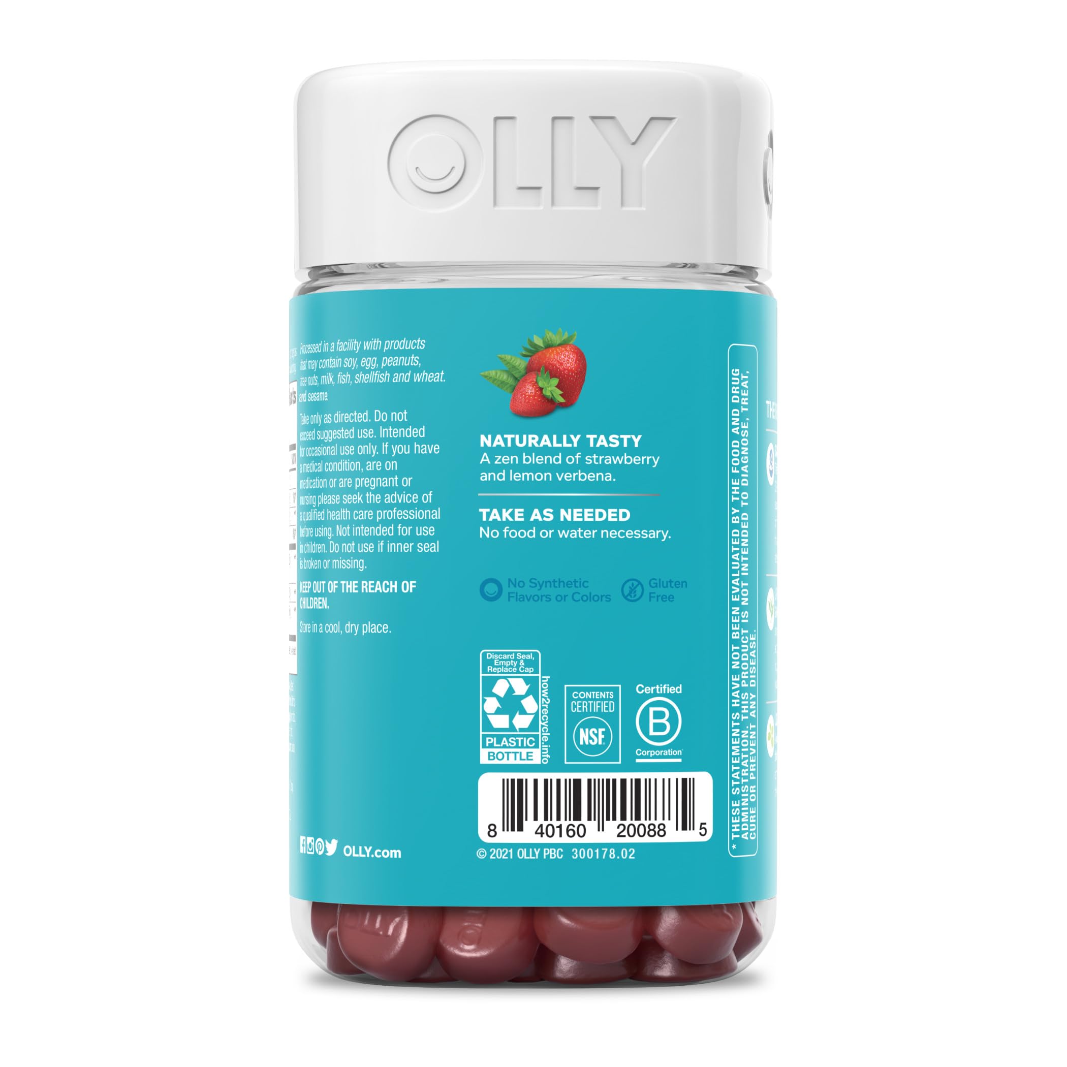 Foto 7 pulgar | Suplemento Olly Goodbye Stress Gummy 60 Unidades - Venta Internacional