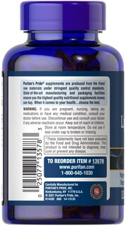 Foto 2 | Suplemento de Ácido Alfa Lipoico Puritan's Pride 300 mg 120 Cápsulas Blandas - Venta Internacional