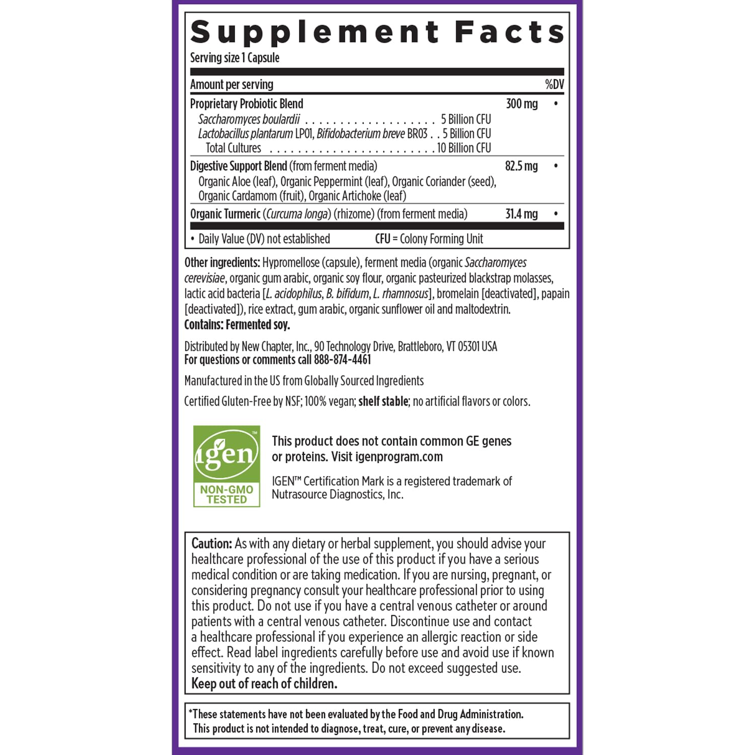 Foto 7 pulgar | Suplemento New Chapter Probiotic All-flora 30 Comprimidos - Venta Internacional