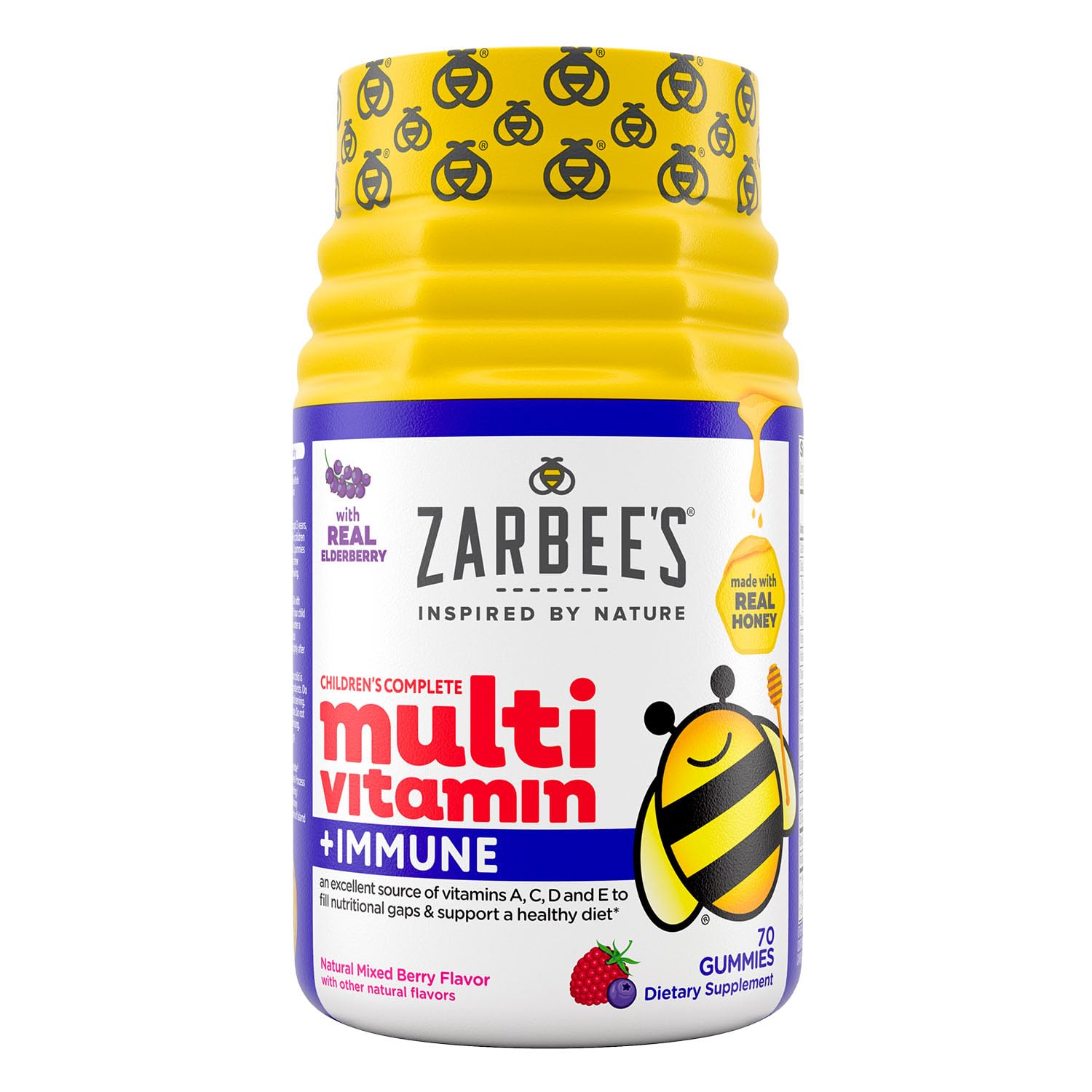Gomitas Multivitamínicas Zarbee's Complete Kids 70 Unidades - Venta Internacional
