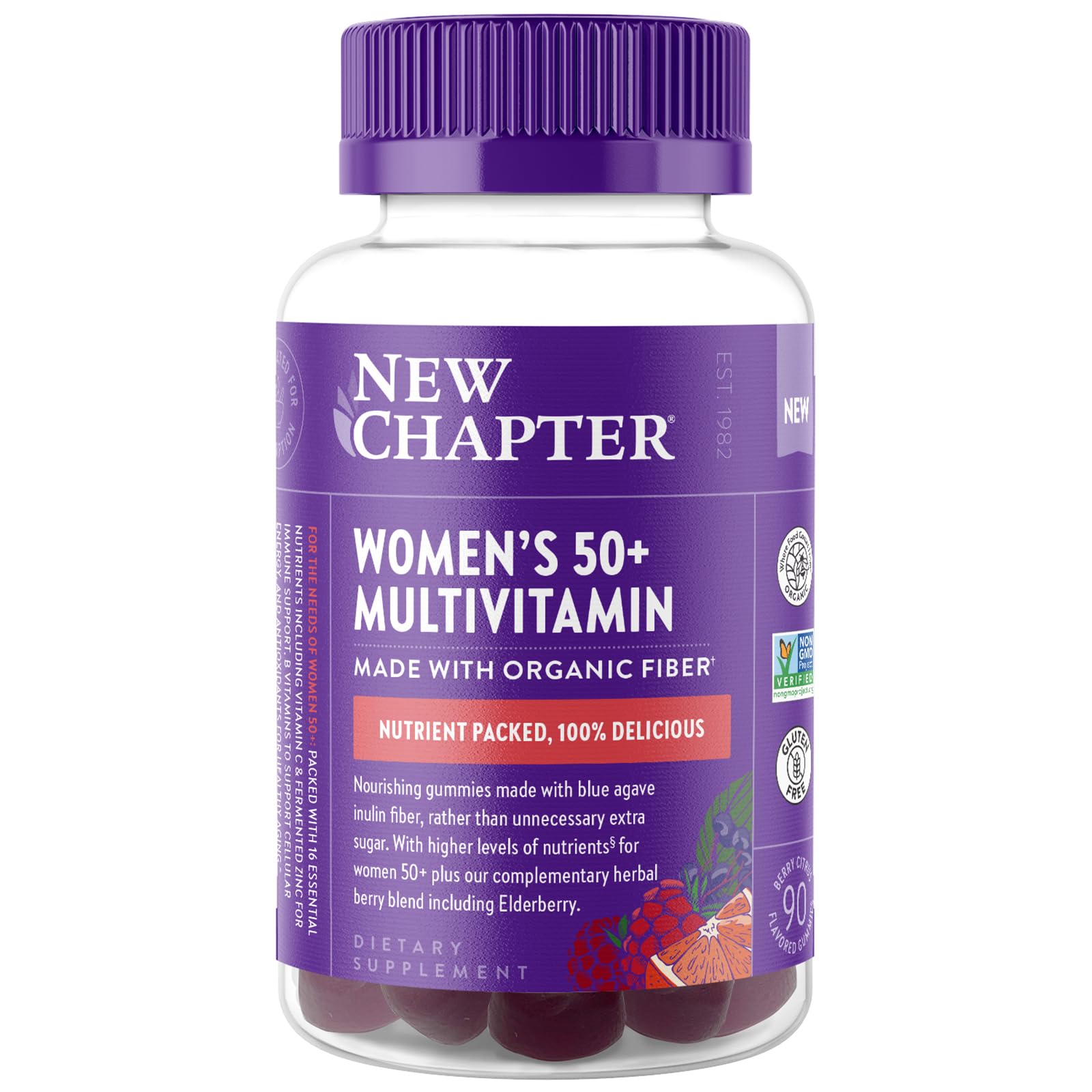 Foto 2 pulgar | Gomitas Multivitamínicas New Chapter de 90 Unidades para Mujeres - Venta Internacional