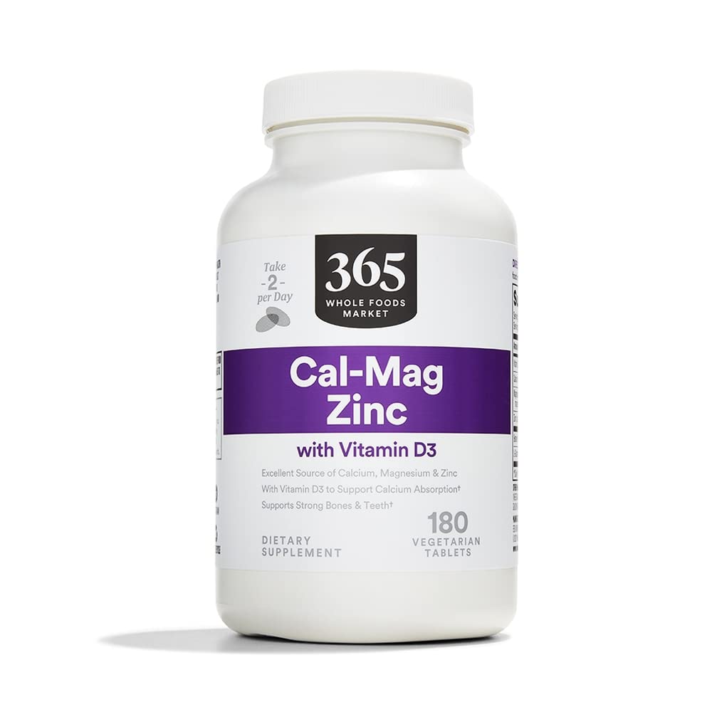 Foto 1 | Suplemento 365 De Whole Foods Market Cal-mag-zinc con Vitamina D3 - Venta Internacional