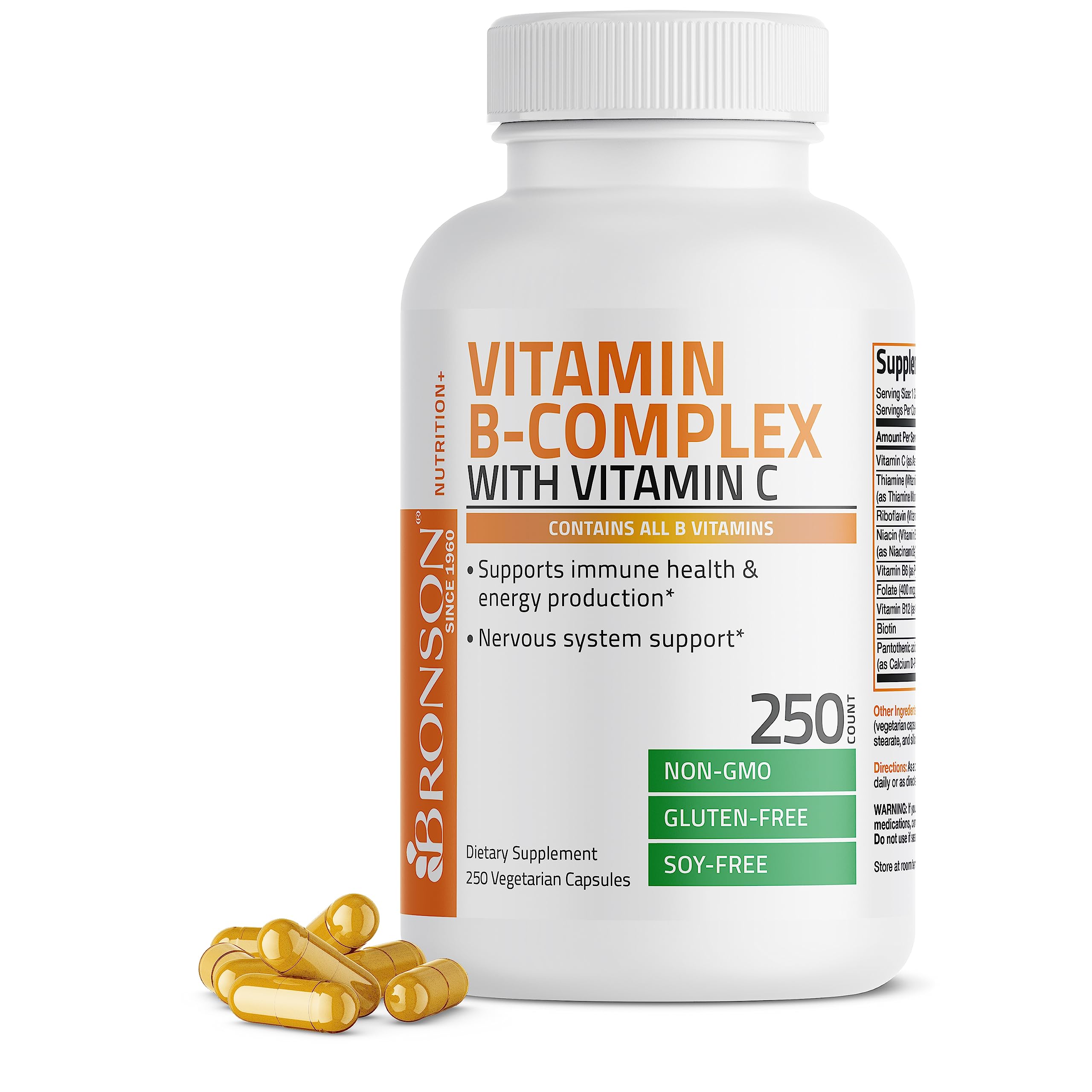 Foto 1 | Sumplemento de Vitamina B Bronson con Vitamina C - Venta Internacional