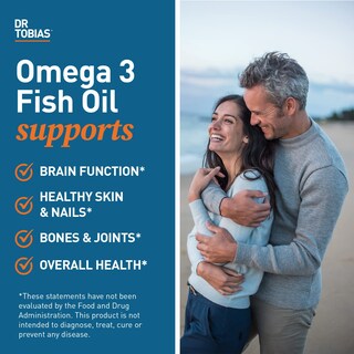 Foto 3 | Suplemento de Aceite de Pescado Omega 3 del Dr. Tobias de Triple Concentración 2000 mg - Venta Internacional
