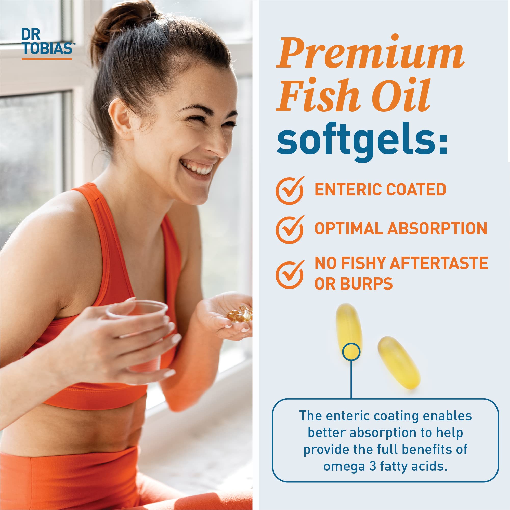 Foto 5 | Suplemento de Aceite de Pescado Omega 3 del Dr. Tobias de Triple Concentración 2000 mg - Venta Internacional